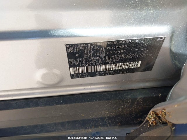 4T3RWRFV2PU106632 Toyota Rav4 Hybrid Xle