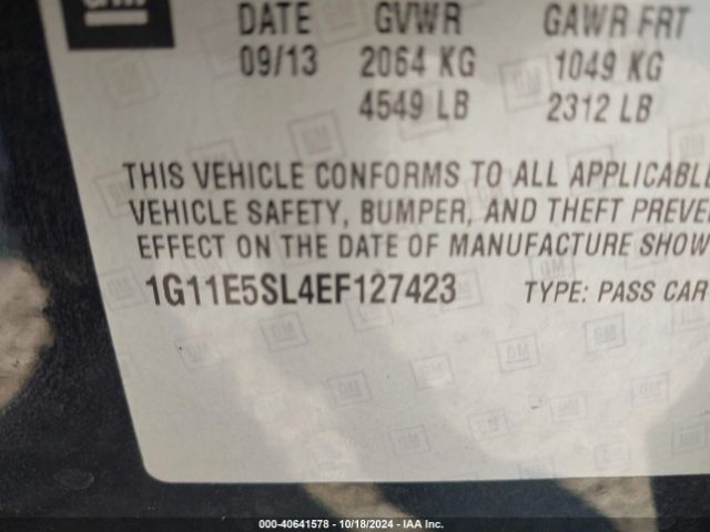 1G11E5SL4EF127423 Chevrolet MALIBU 2LT