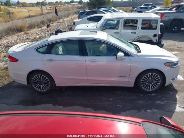 3FA6P0RU5JR274491 Ford Fusion Hybrid Platinum