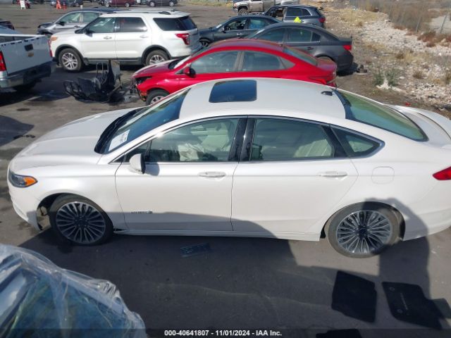 3FA6P0RU5JR274491 Ford Fusion Hybrid Platinum
