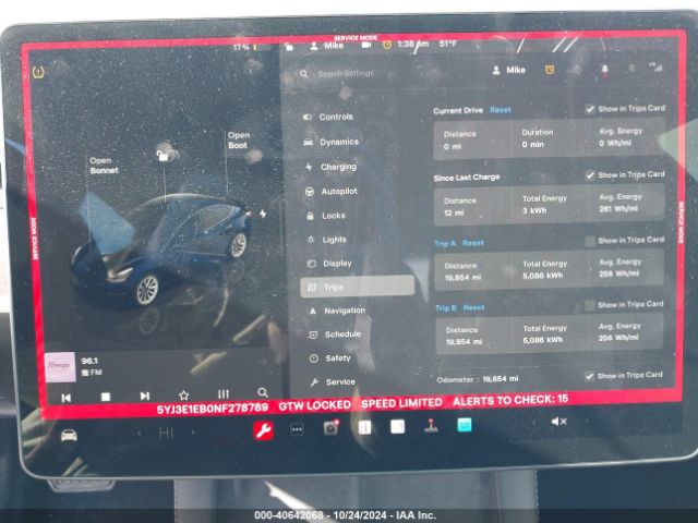 5YJ3E1EB0NF278789 Tesla Model 3 Long Range Dual Motor All-wheel Drive
