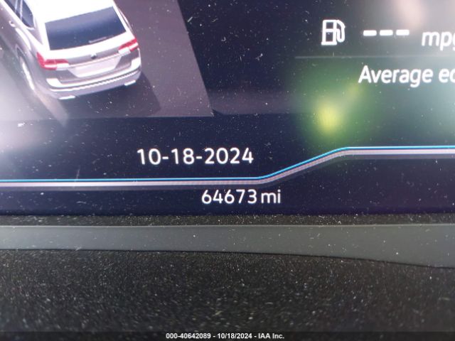 1V2NR2CA8KC599483 Volkswagen Atlas 3.6l V6 Sel Premium
