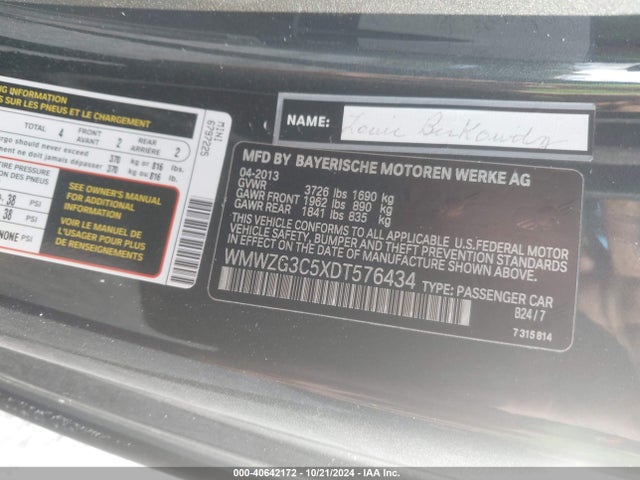 2013 MINI CLUBMAN WMWZG3C5XDT576434 Photo 8
