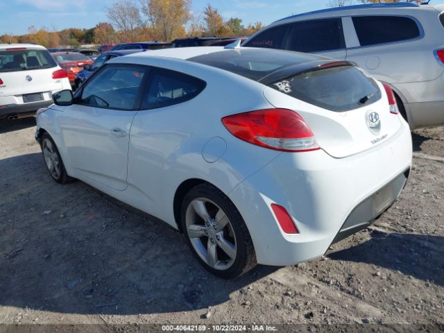KMHTC6AD3EU189280 Hyundai Veloster Base W/black