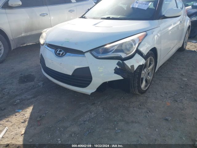 KMHTC6AD3EU189280 Hyundai Veloster Base W/black