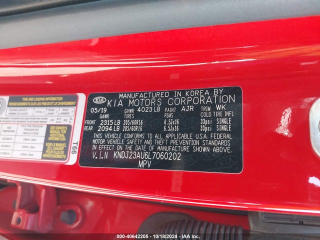 KIA SOUL LX 2020 KNDJ23AU6L7060202 Image 9