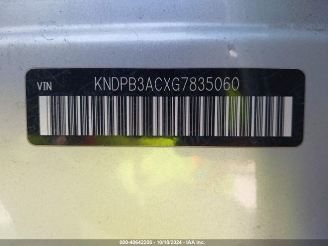 KNDPB3ACXG7835060 KIA Sportage Lx