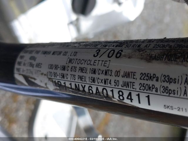 2006 YAMAHA XVS1100 JYAVP11NX6A018411 Photo 9