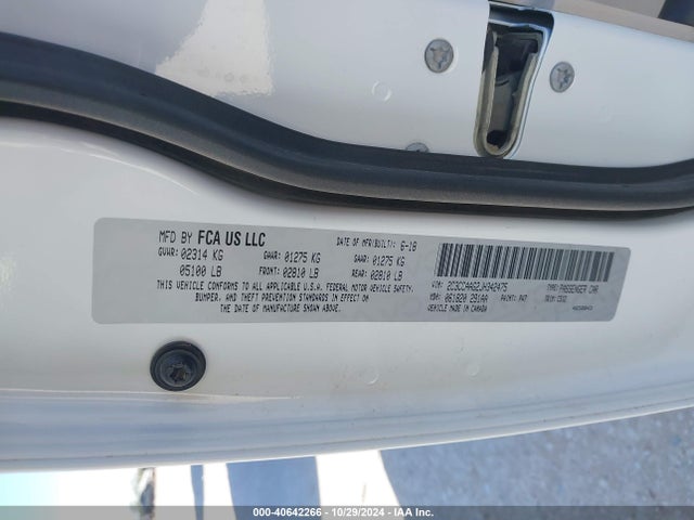 2C3CCAAG2JH342475 Chrysler 300 Touring