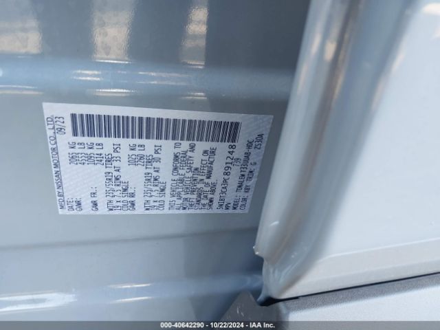 5N1BT3CA3PC891248 Nissan Rogue Sl Fwd