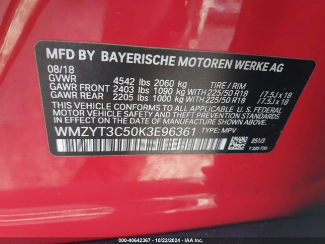 WMZYT3C50K3E96361 Mini Countryman Cooper S