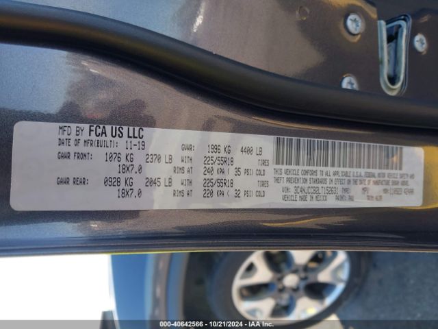 3C4NJCCB2LT152631 Jeep Compass Limited Fwd