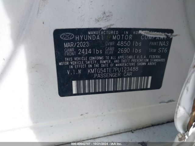 KMTG54TE7PU123488 Genesis G70 3.3t Rwd