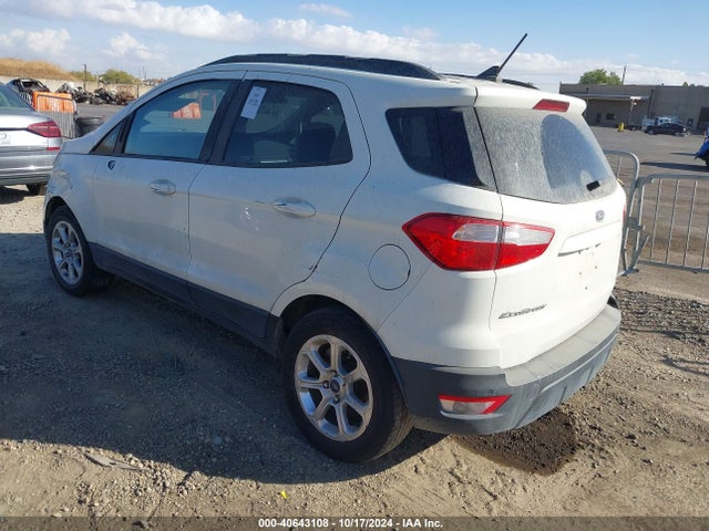Aukcja sprzedaży 2020 Ford Ecosport Se, vin: MAJ3S2GE8LC357410, numer aukcji: 40643108