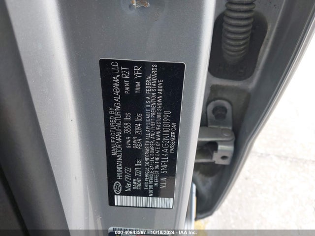 Hyundai ELANTRA SE 2022 5NPLL4AG2NH081990 Image 9