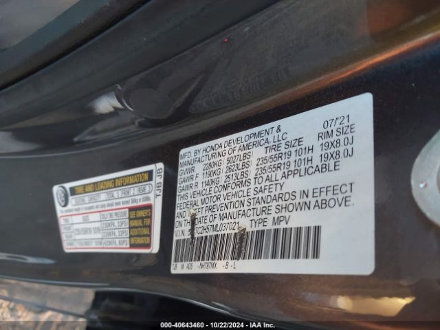 5J8TC2H57ML037021 Acura Rdx Technology Package