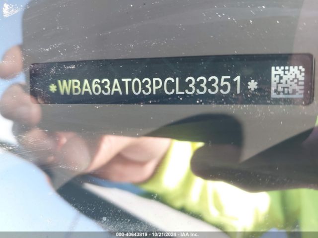 WBA63AT03PCL33351 BMW M440i Xdrive