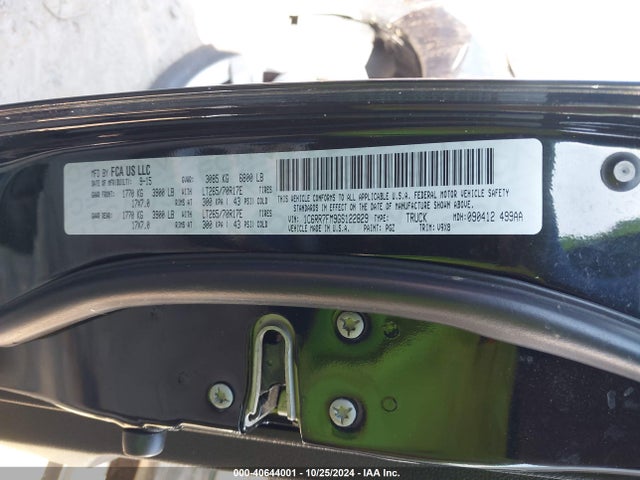 RAM 1500 2016 1C6RR7FM9GS122829 Image 9