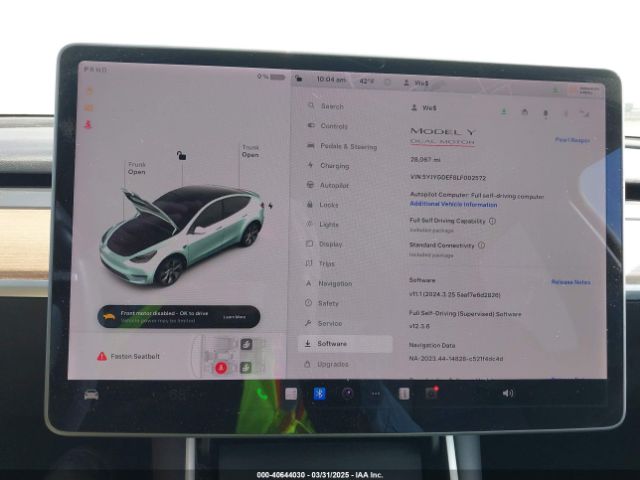2020 TESLA MODEL Y 5YJYGDEF8LF002572 Photo 6