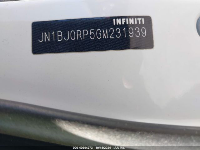 JN1BJ0RP5GM231939 Infiniti QX50