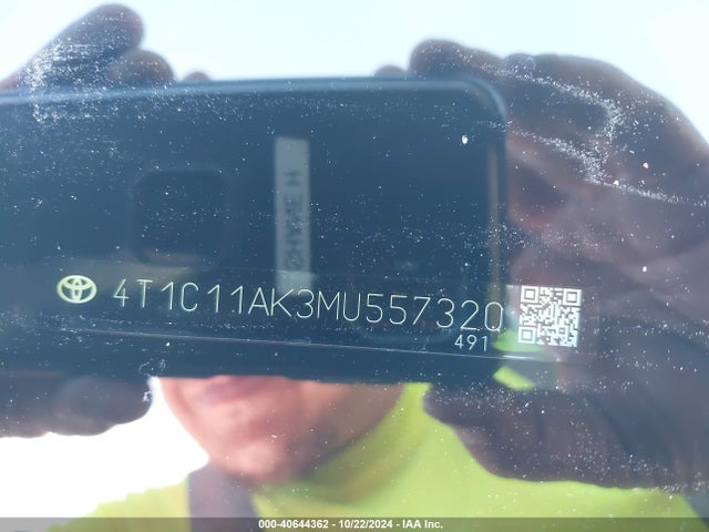 Toyota CAMRY LE 2021 4T1C11AK3MU557320 Image 9