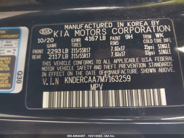 KIA SELTOS EX 2021 KNDERCAA7M7163259 Image 9