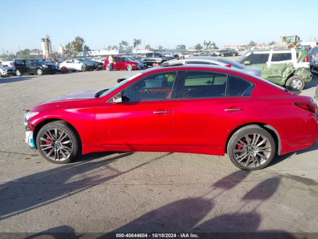 JN1FV7DP0MM850028 Infiniti Q50 Red Sport 400