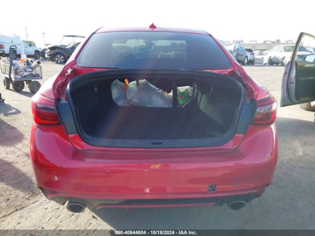 JN1FV7DP0MM850028 Infiniti Q50 Red Sport 400