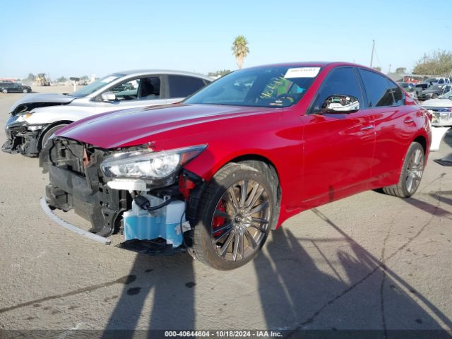 JN1FV7DP0MM850028 Infiniti Q50 Red Sport 400
