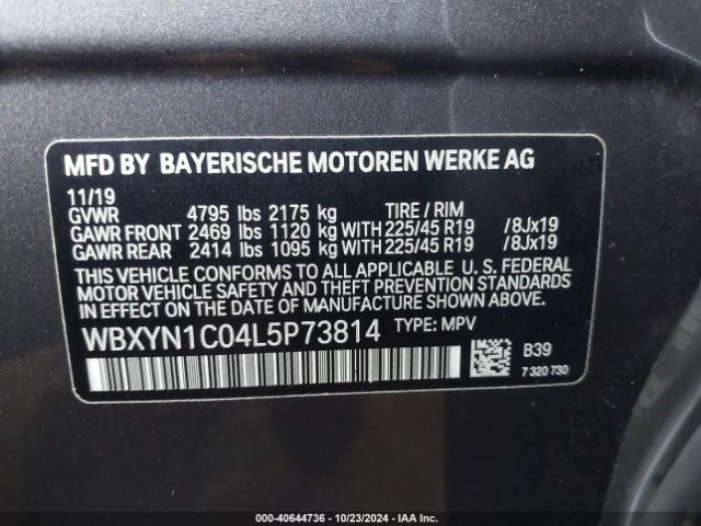 WBXYN1C04L5P73814 BMW X2 M35i