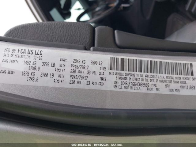 1C4RJFAG6HC689586 Jeep Grand Cherokee Laredo 4x4