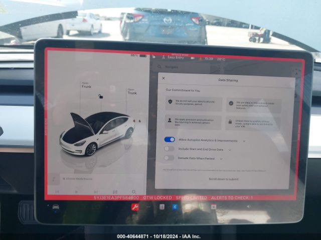 5YJ3E1EA3PF584900 Tesla Model 3 Rear-wheel Drive