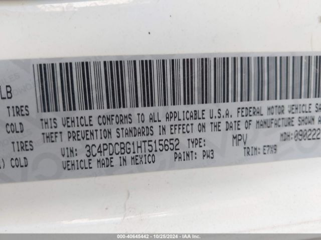 3C4PDCBG1HT515652 Dodge Journey Sxt