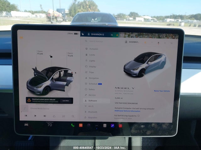 2024 TESLA MODEL Y 7SAYGDEE3RA286595 Photo 6