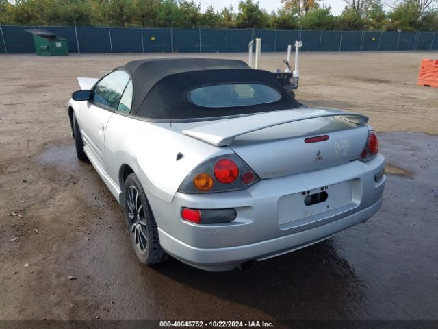 2003 MITSUBISHI ECLIPSE SPYDER 4A3AE75H03E155312 Photo 2