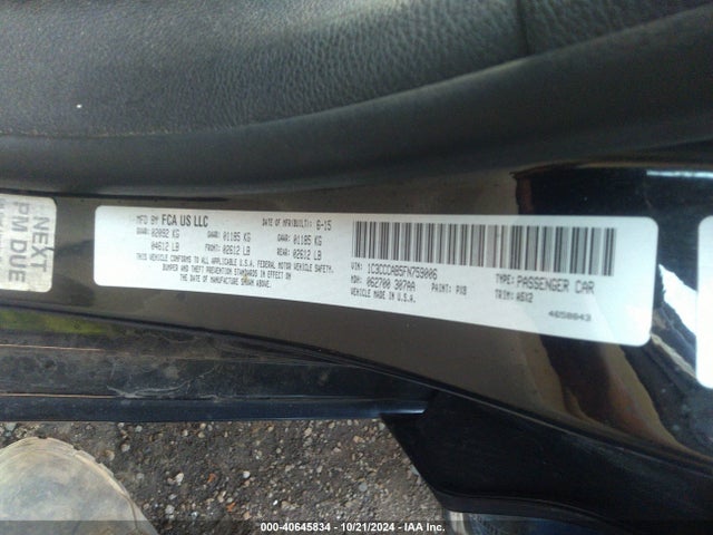 Chrysler 200 Limited 2015 1C3CCCAB5FN759006 Image 9