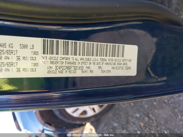 3C4PDCAB6FT621033 Dodge JOURNEY SE