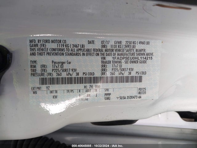 Ford C-max Energi Se 2017 1FADP5EU0HL114215 Image 9