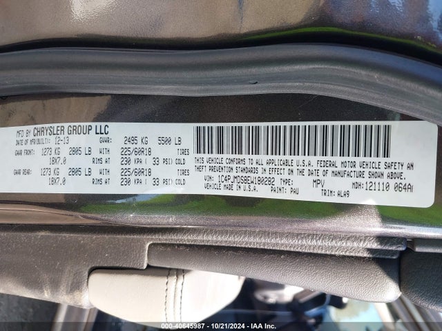 Jeep Cherokee Limited 2014 1C4PJMDS8EW180282 Image 9