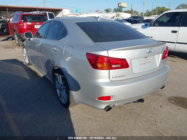 Продаж на аукціоні авто 2007 Lexus Is 250, vin: JTHBK262672041639, номер лоту: 40646195