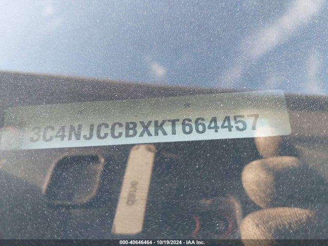 3C4NJCCBXKT664457 Jeep Compass Limited Fwd