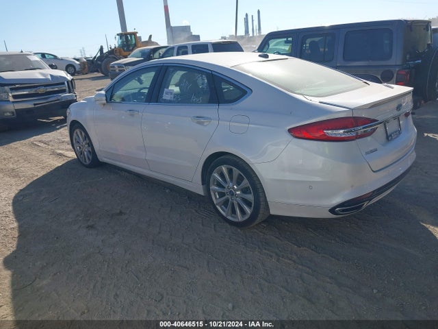 Ford Fusion Platinum 2017 3FA6P0K90HR291425 Image 3
