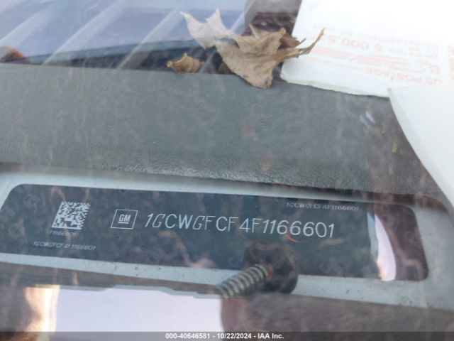 1GCWGFCF4F1166601 Chevrolet Express 2500 Work Van