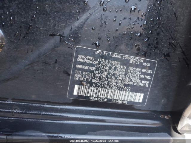 JF2GTHNC6M8277493 Subaru Crosstrek Limited