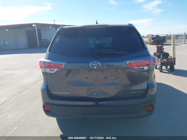 5TDJKRFH2GS264926 Toyota Highlander Xle V6