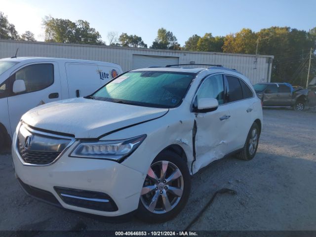 5FRYD3H82EB012953 Acura Mdx Advance Pkg W/entertainment Pkg