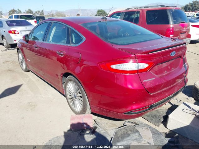 3FA6P0RU0ER136377 Ford Fusion Hybrid Titanium