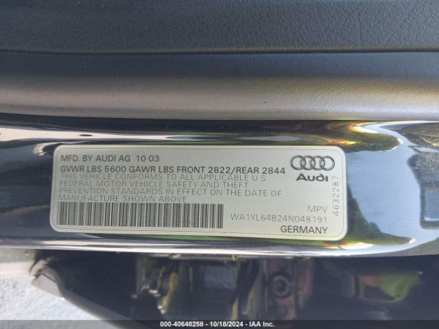 2004 AUDI ALLROAD WA1YL64B24N048191 Photo 8