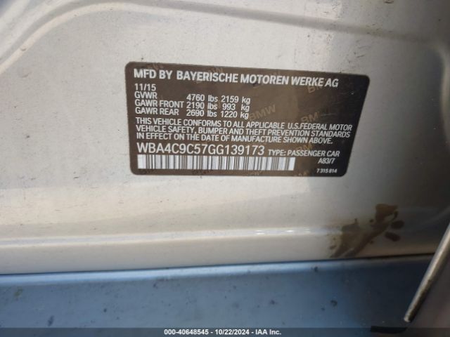 WBA4C9C57GG139173 BMW 428i Gran Coupe Xdrive