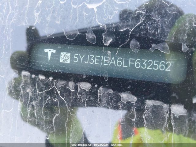 5YJ3E1EA6LF632562 Tesla Model 3 Standard Range Plus Rear-wheel Drive/standard Range Rear-wheel Drive